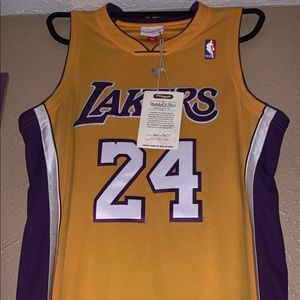 Kobe Bryant 2009/2010 hardwood classic Golden Jersey